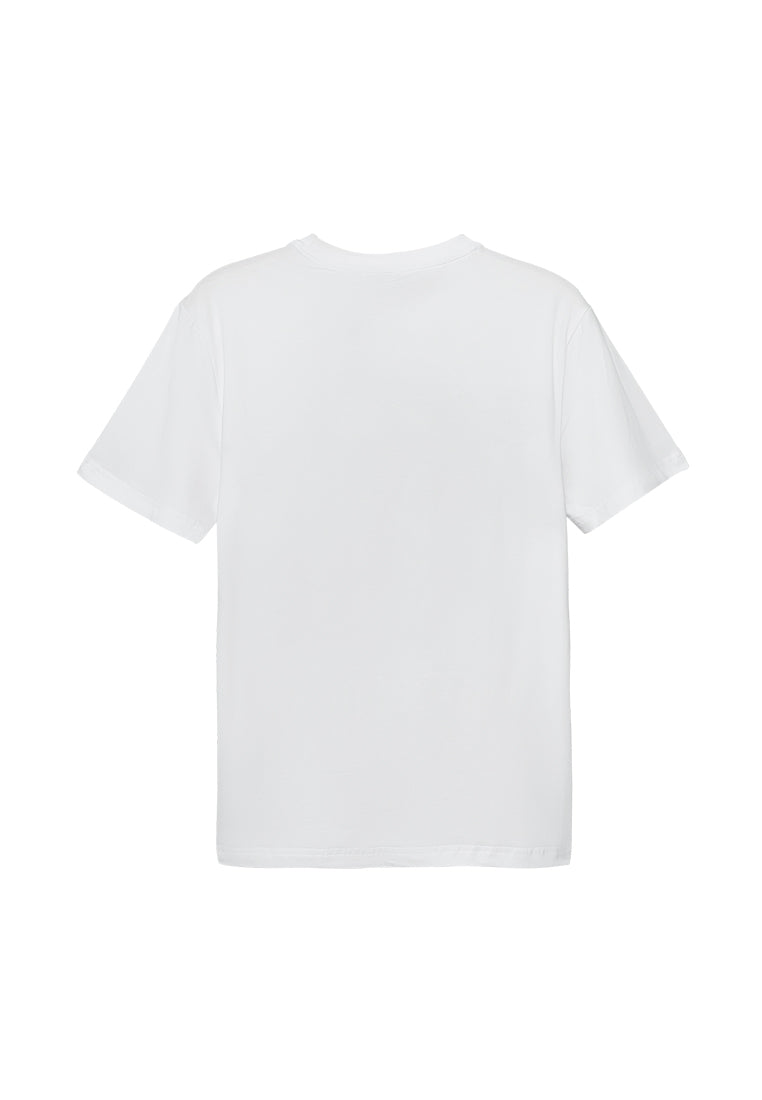 Men Short-Sleeve Graphic Tee - White - S3M588