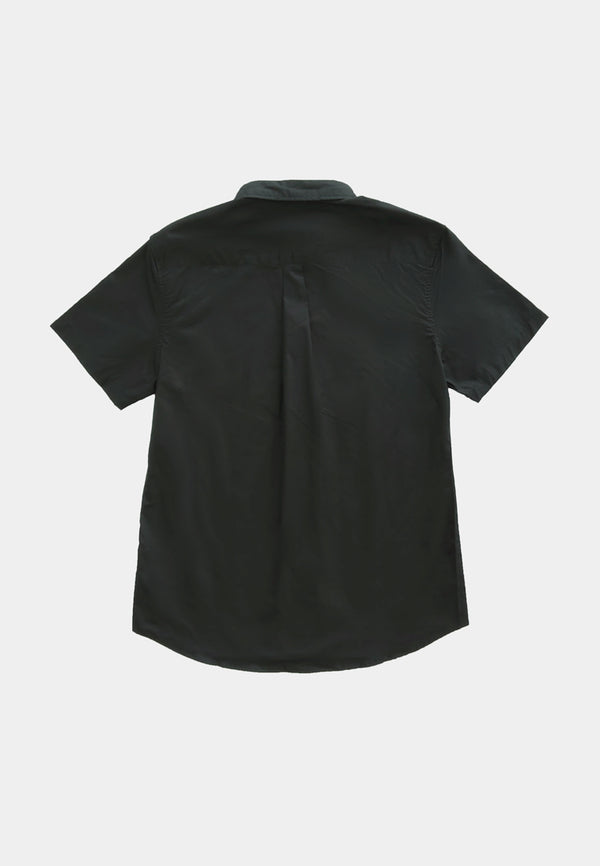 Men Short-Sleeve Shirt - Black - H1M046