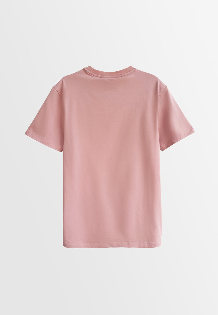 Men Short-Sleeve Basic Tee - Pink - H2M415