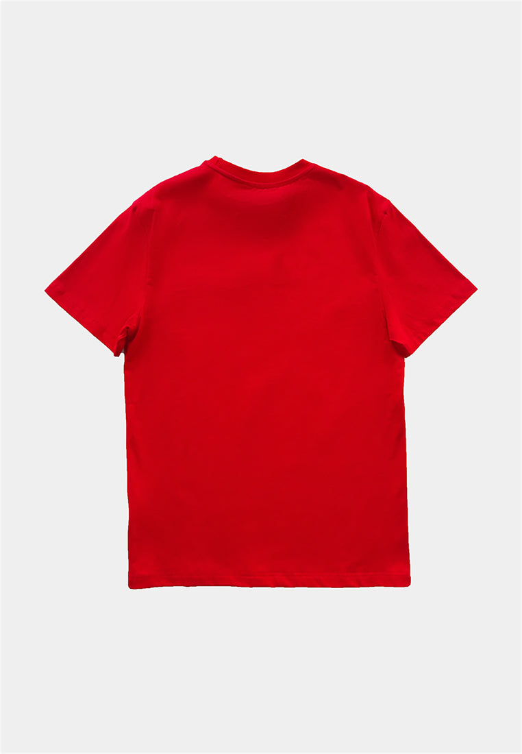 Men Short-Sleeve Graphic Tee - Red - H1M104