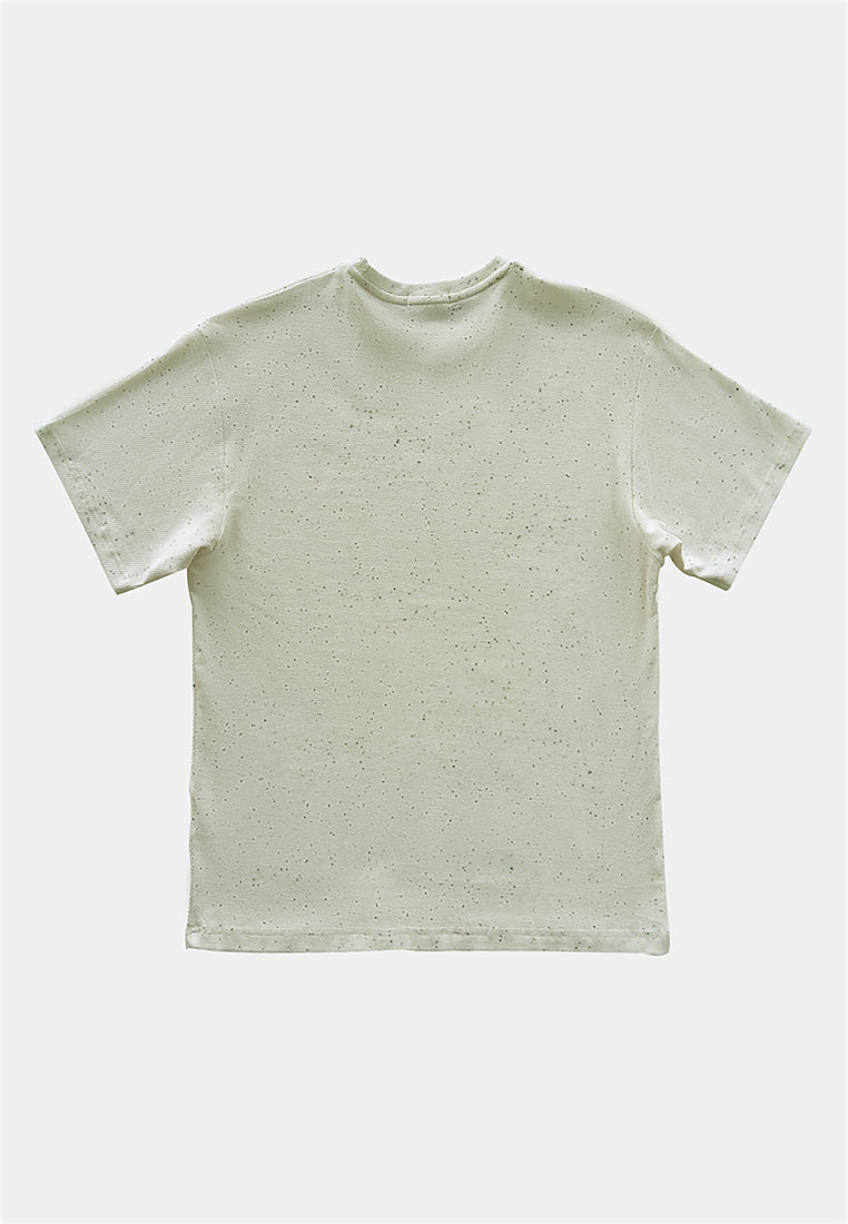 Men Oversized Fashion Tee - White - H1M124