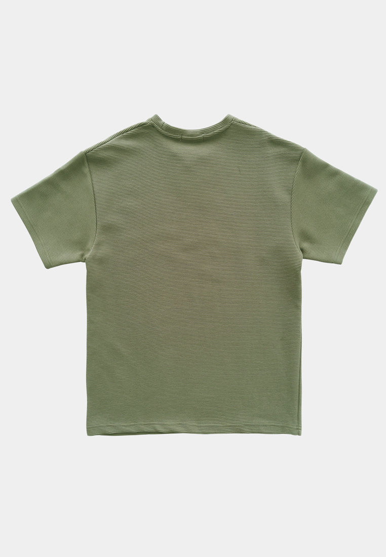 Men Short-Sleeve Fashion Tee - Green - F2M265