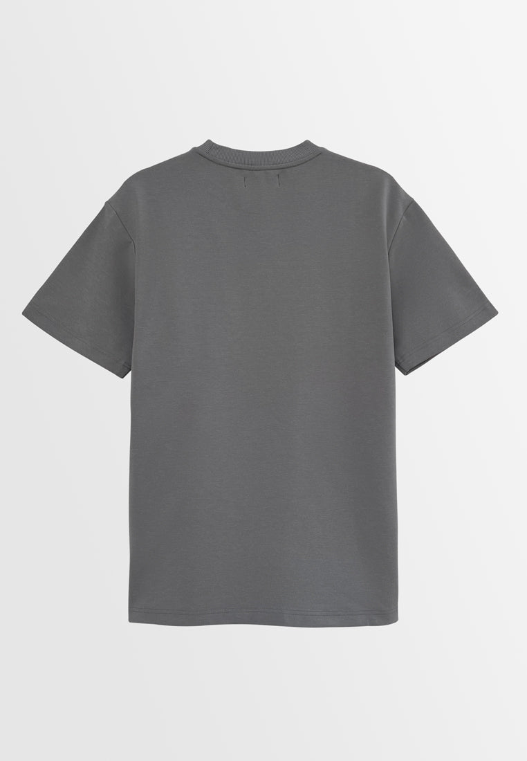 Men Short-Sleeve Fashion Tee - Grey - H2M728