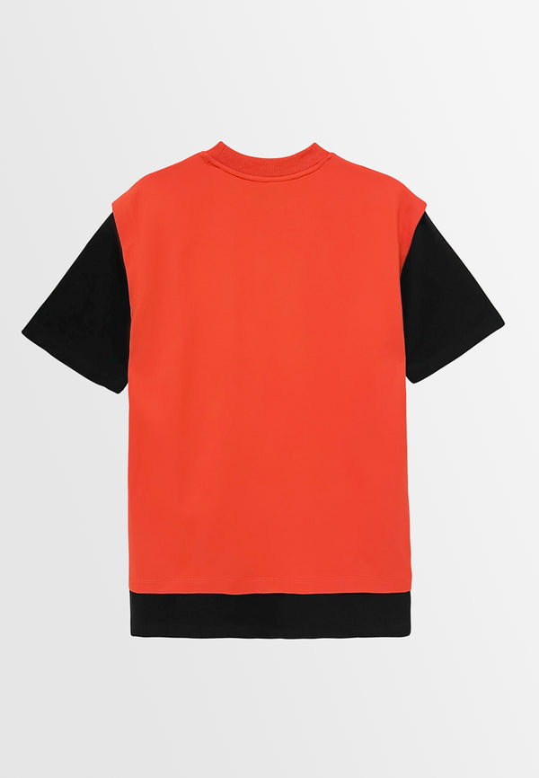 Men Short-Sleeve Sweatshirt - Orange - S3M758