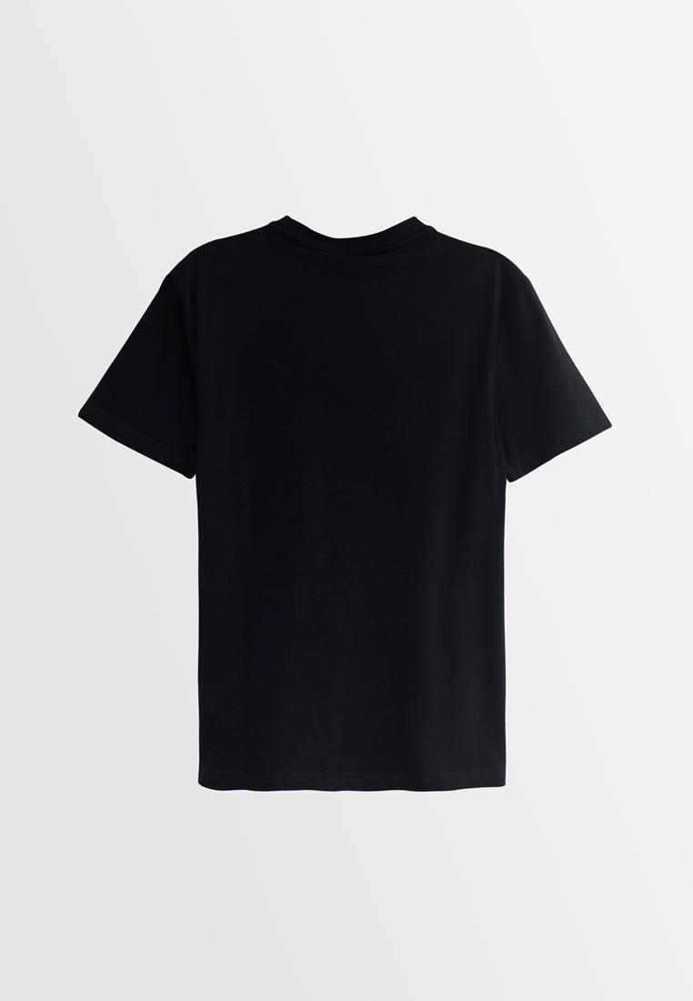 Men Short-Sleeve Graphic Tee - Black - H2M391