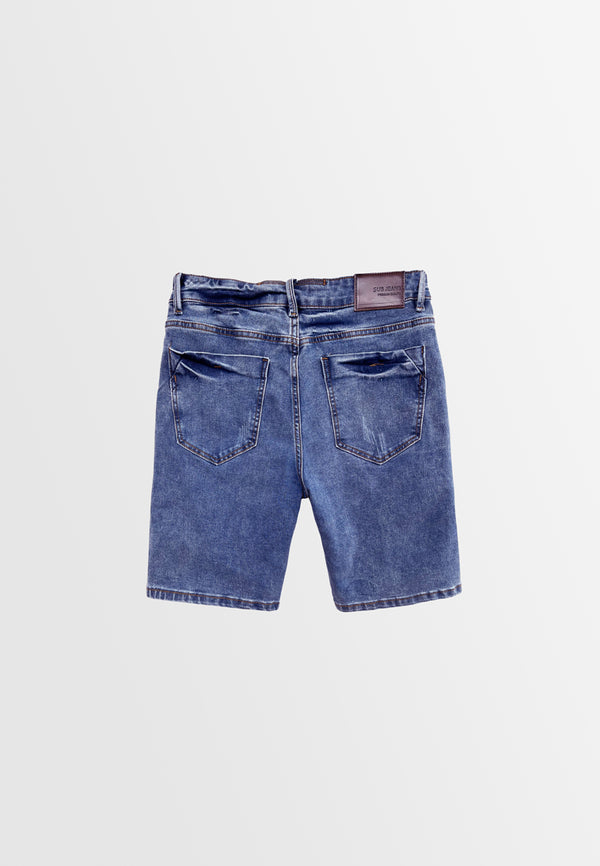 Men Short Jeans - Blue - H2M428