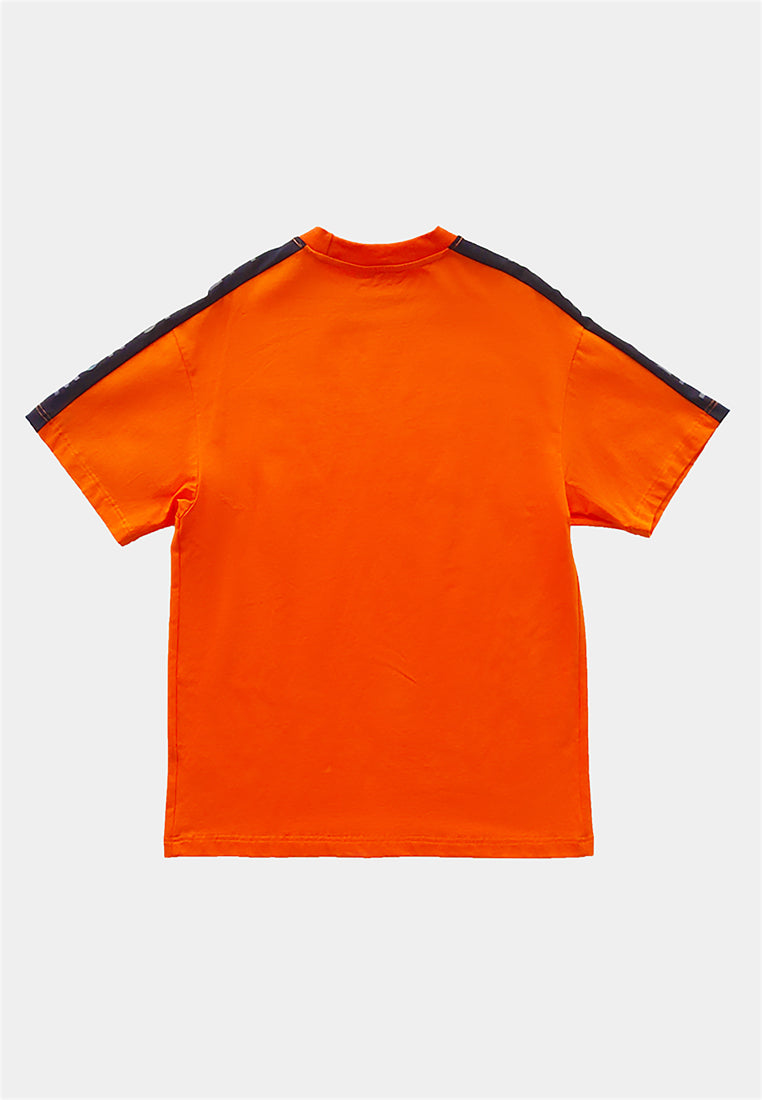 Men Oversized Fashion Tee - Orange - H1M093
