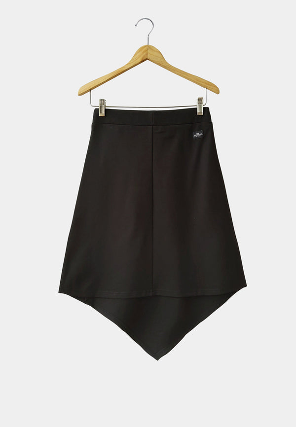 Women Midi Skirt - Black - H1W221