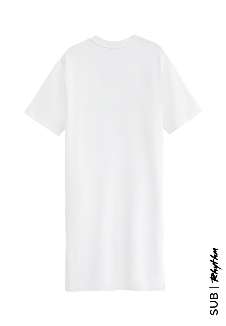 Women Dress - White - H2W550