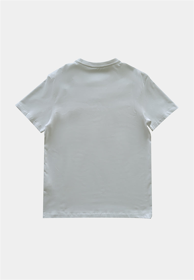 Men Short-Sleeve Graphic Tee - White - H1M108