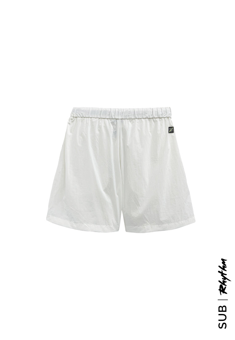 Women Short Jogger Pants - White - H2W546