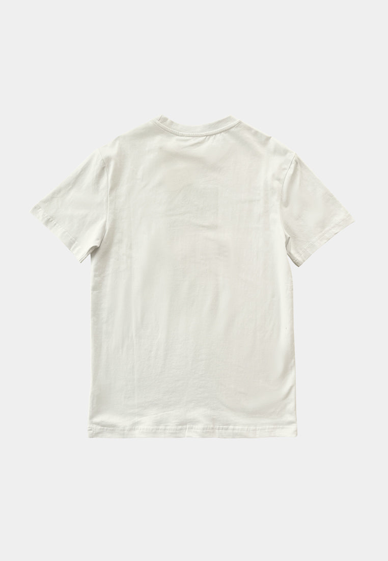 Men Short-Sleeve Graphic Tee - White - F2M316