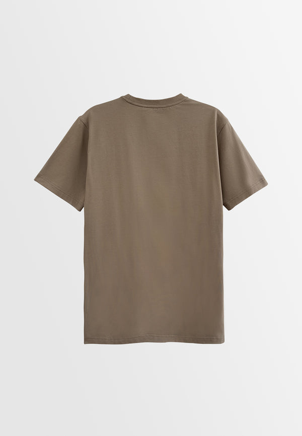 Men Short-Sleeve Graphic Tee - Brown - H2M452