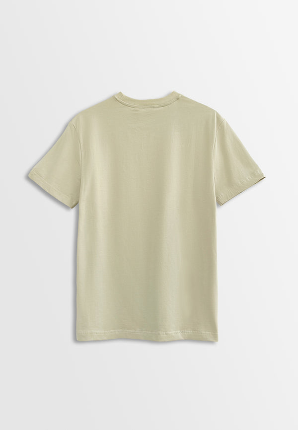Men Short-Sleeve Graphic Tee - Khaki - H2M366