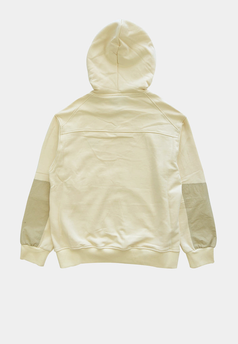 Men Sweatshirt Hoodie - Beige - H1M161