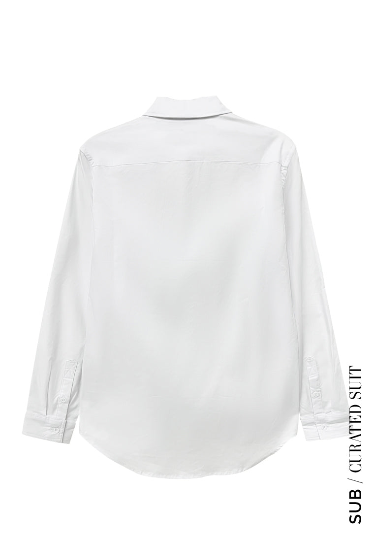 Men Long-Sleeve Shirt - White - H2M689
