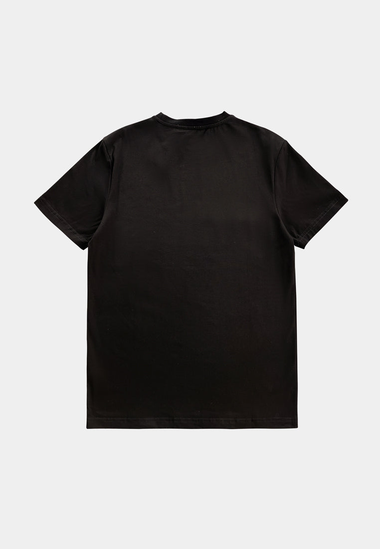 Men Short-Sleeve Graphic Tee - Black - F2M324