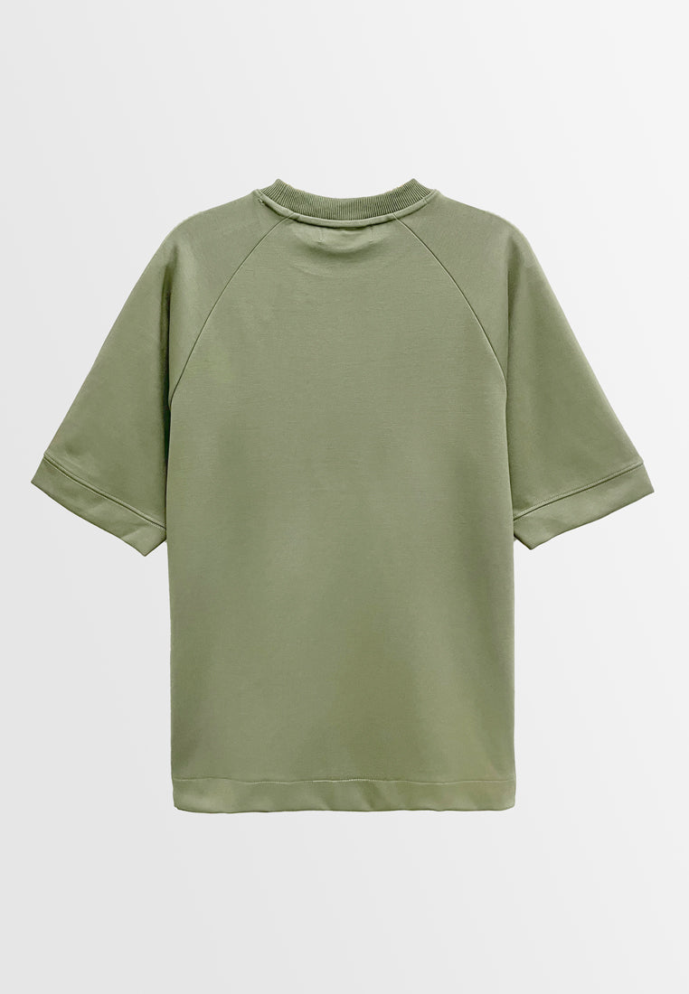 Men Short-Sleeve Fashion Tee - Green - S3M811