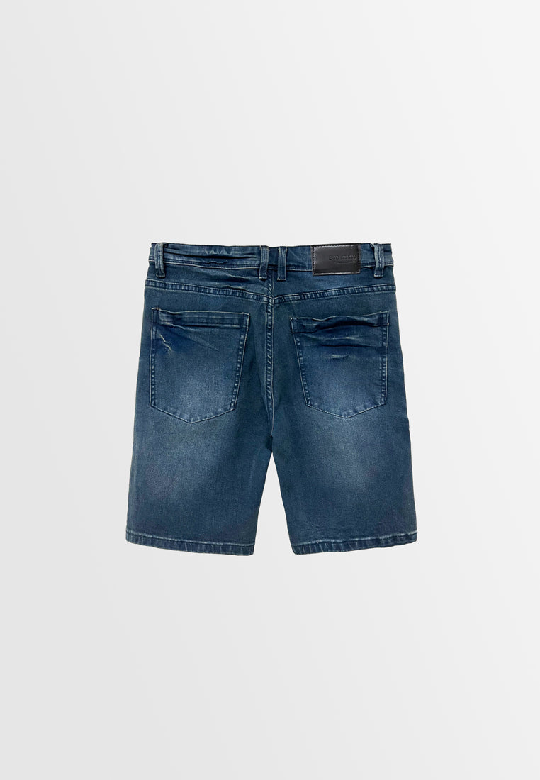 Men Short Jeans - Dark Blue - S3M627