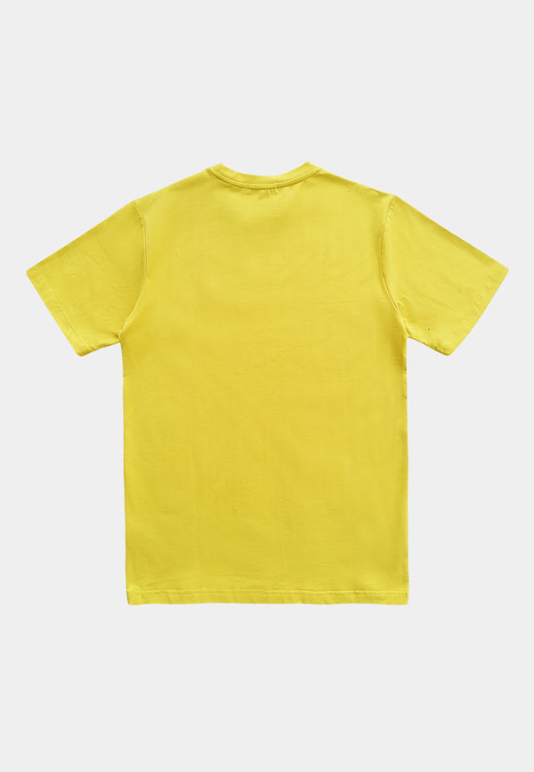 Men Short-Sleeve Graphic Tee - Yellow - S2M192