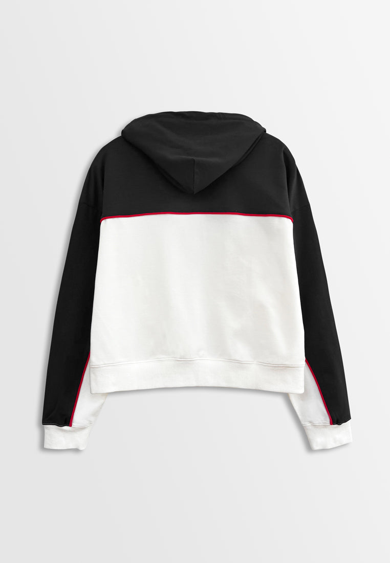 Women Long-Sleeve Sweatshirt Hoodies - Black - F2W395