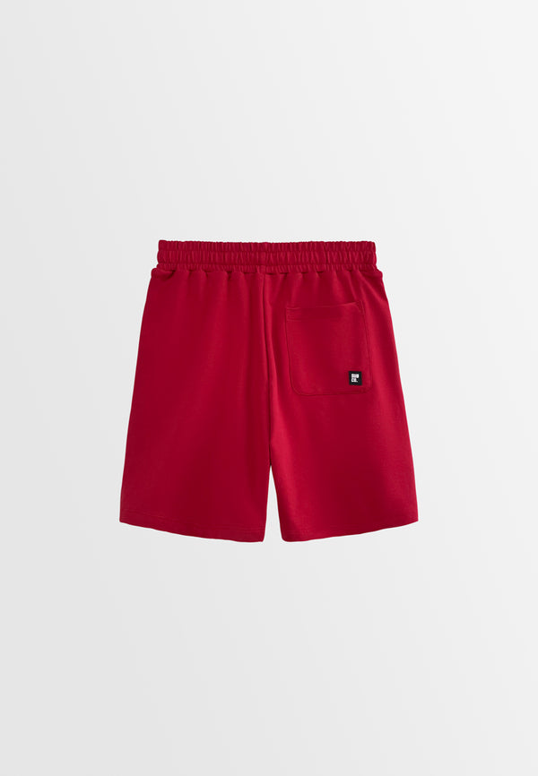 Women Sporty Short Jogger - Red - H2W565