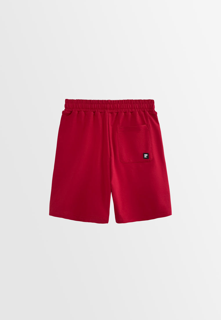 Women Sporty Short Jogger - Red - H2W565