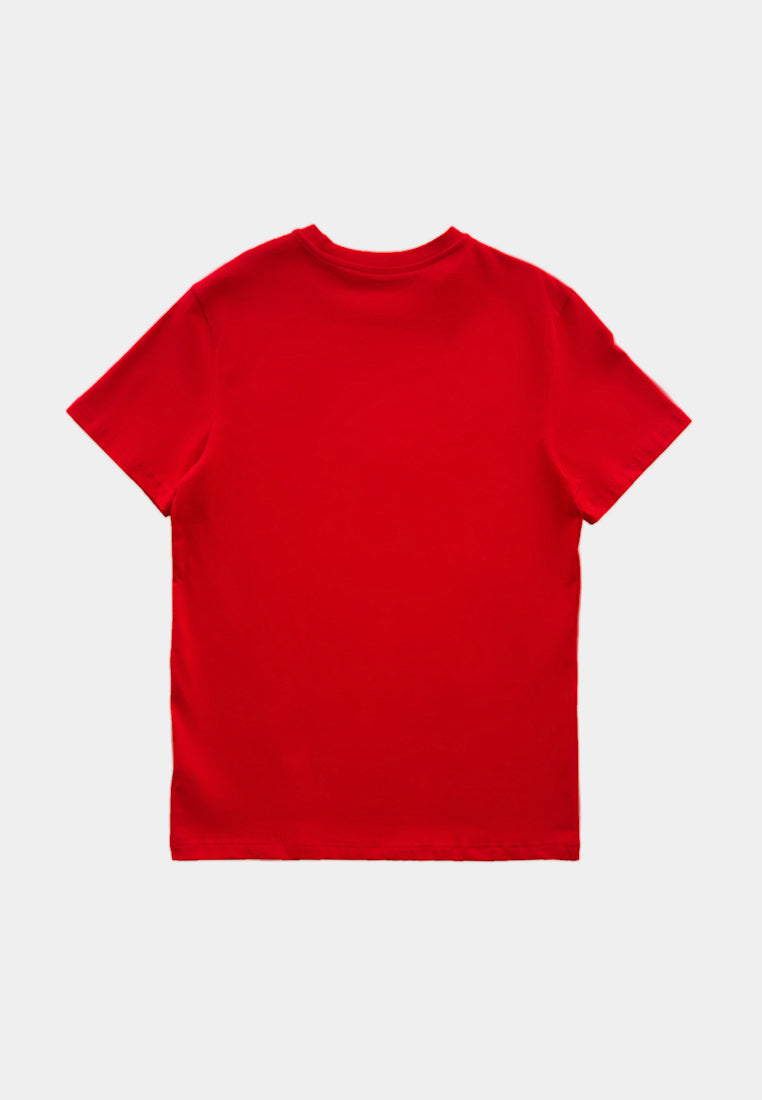 Men Short-Sleeve Graphic Tee - Red - H1M097