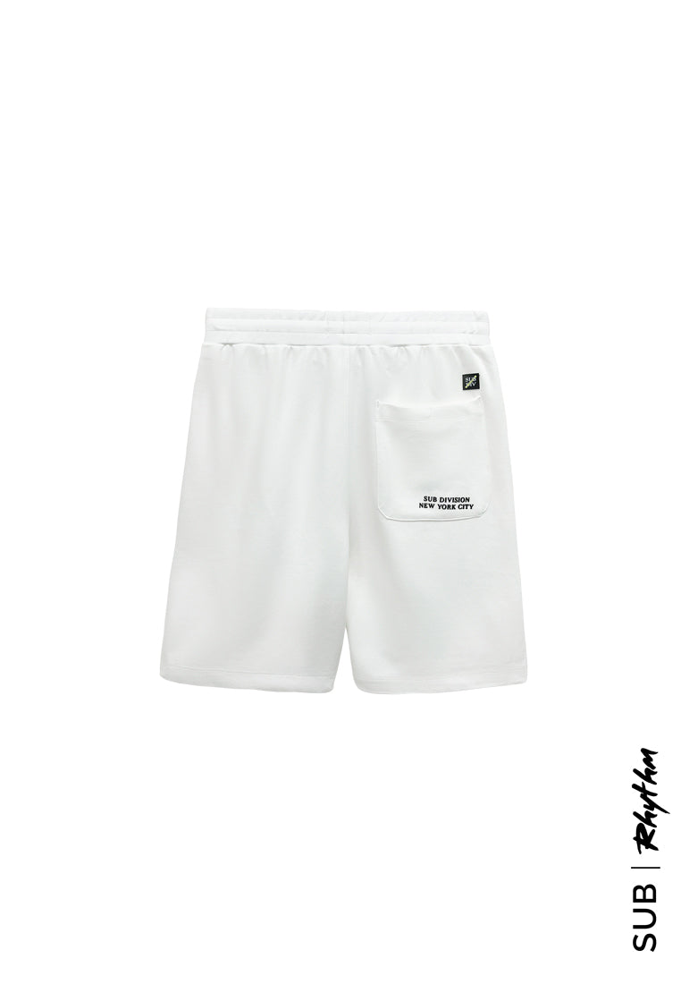 Men Short Jogger - White - H2M489