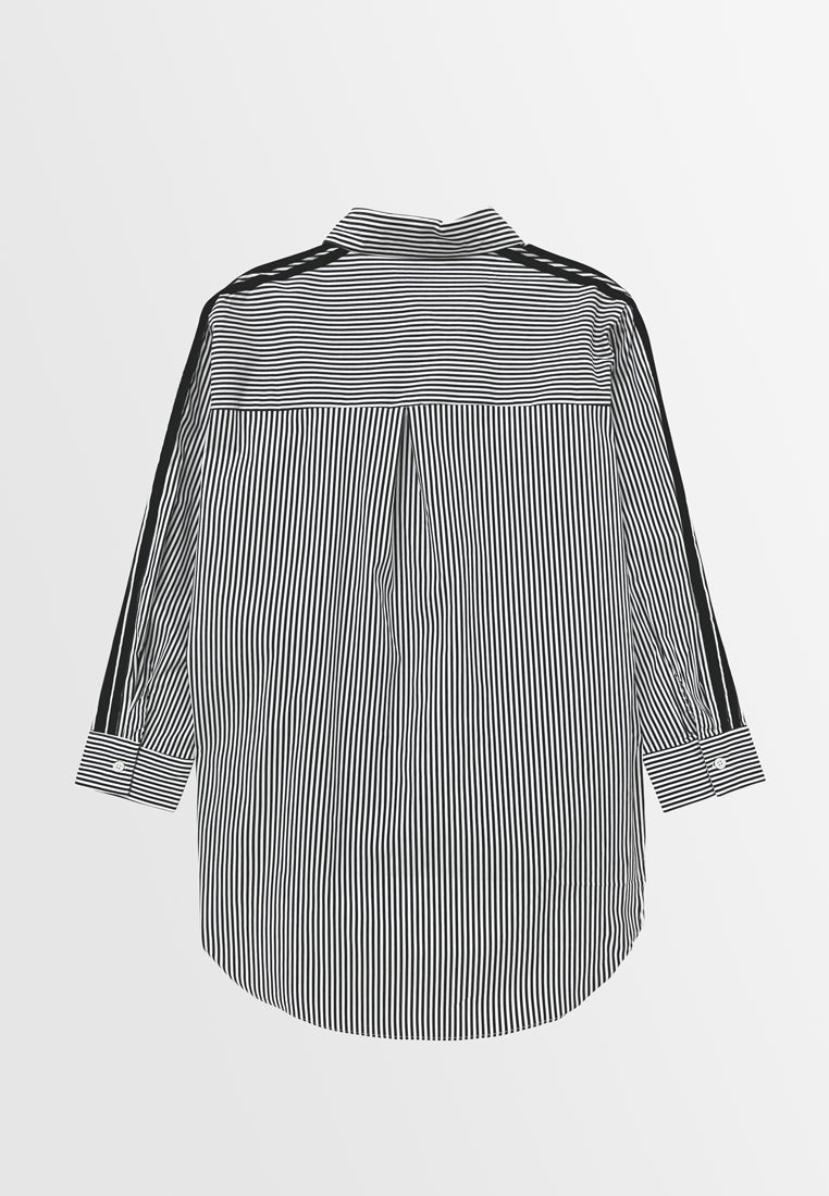 Women Long-Sleeve Shirt - Black - S3W599