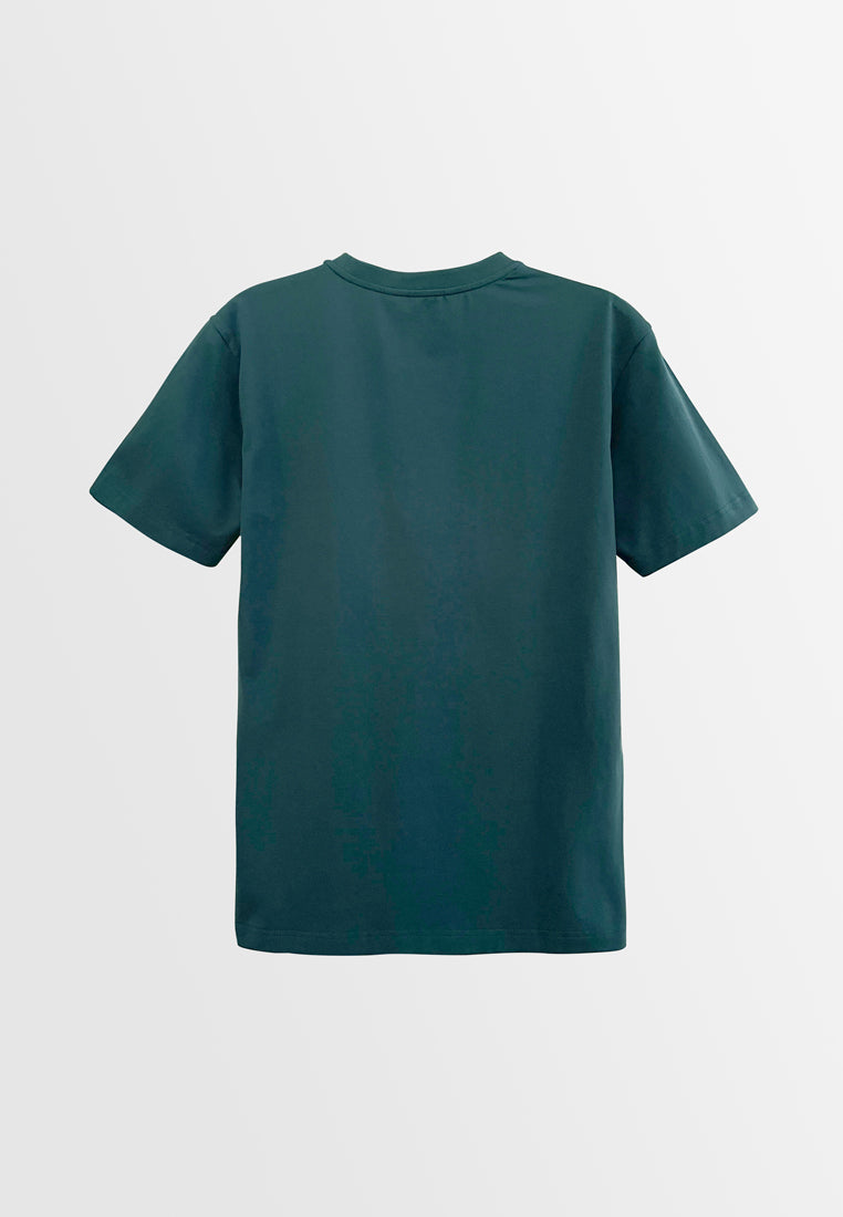 Men Short-Sleeve Graphic Tee - Dark Green - H2M503