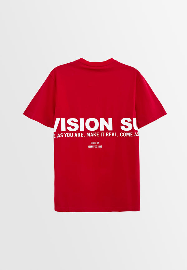 Men Short-Sleeve Graphic Tee - Red - H2M421