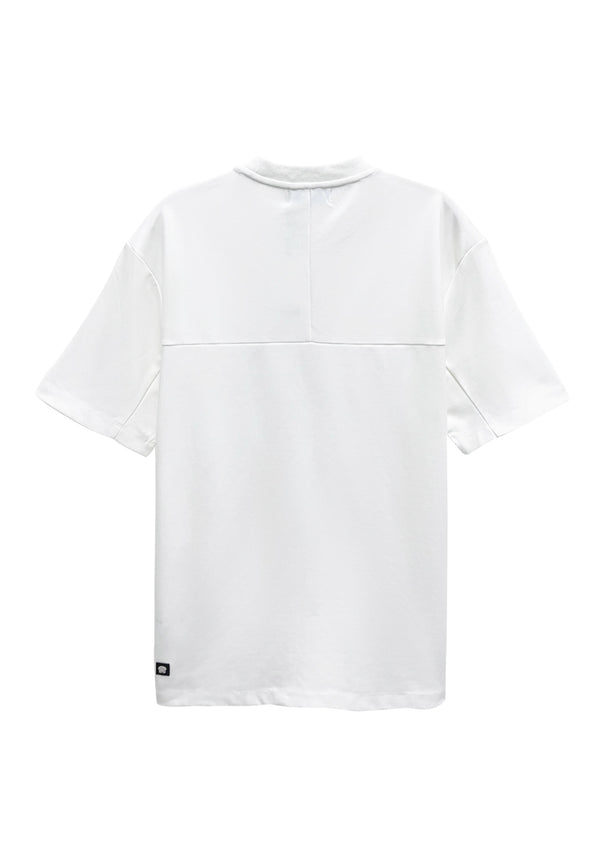 Men Short-Sleeve Fashion Tee - White - S3M813