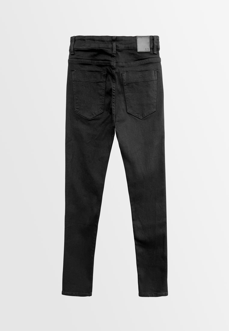 Women Skinny Fit Long Jeans - Black - H2W482
