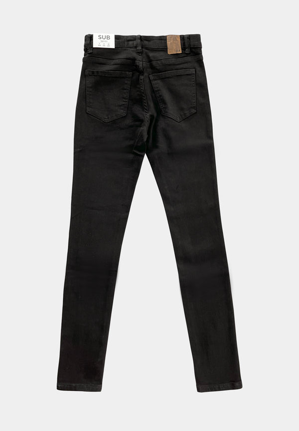 Women Skinny Fit Long Jeans - Black- F2W572