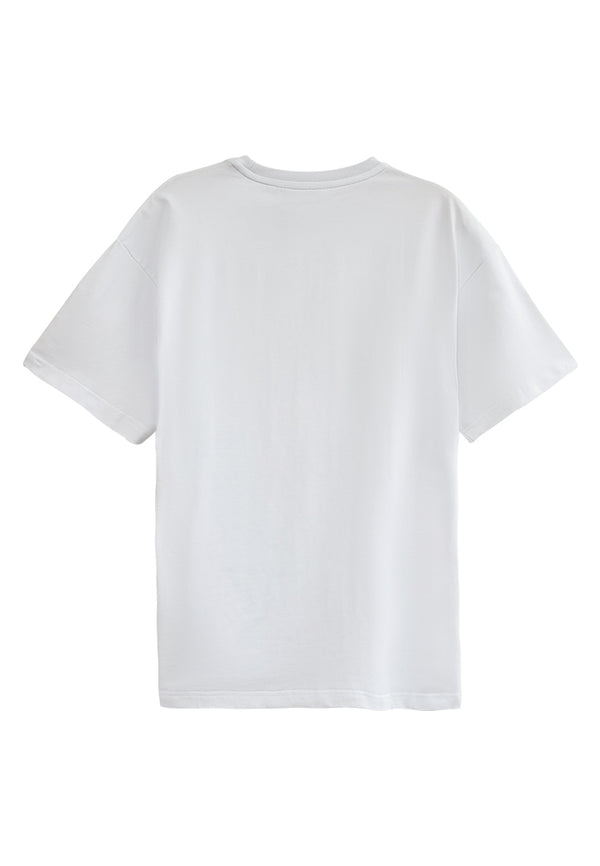 Men Short-Sleeve Fashion Tee - White - H2M508