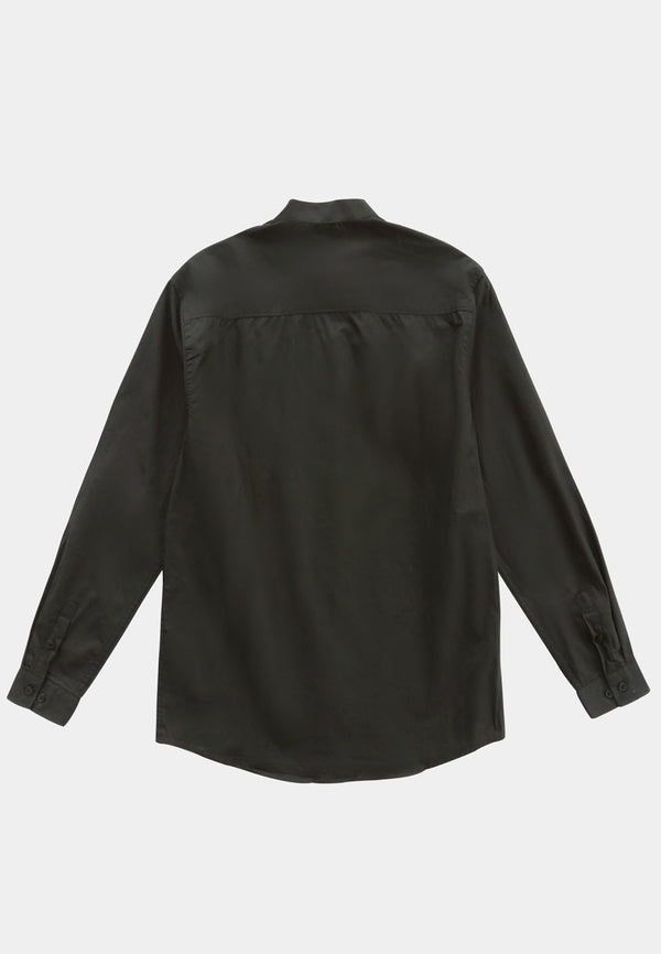 Men Long-Sleeve Shirt - Black - M2M290