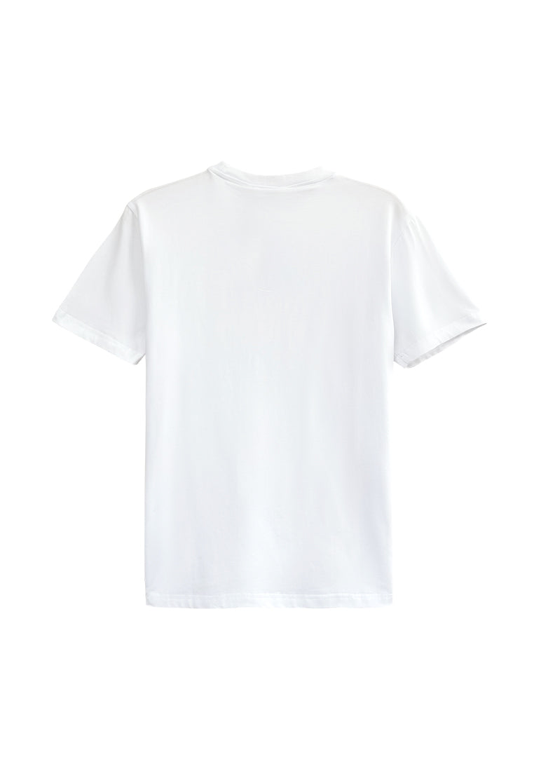 Men Short-Sleeve Graphic Tee - White - H2M417