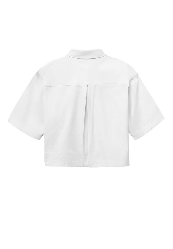 Women Short-Sleeve Shirt - White - S3W604