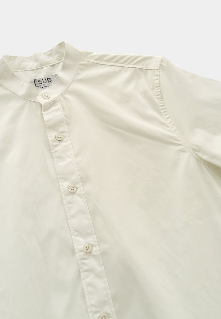 Men Short-Sleeve Shirt - White - M2M285