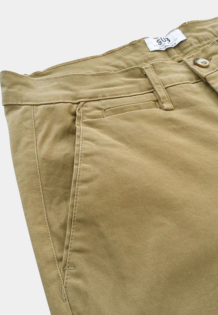 Men Short Pants - Khaki - M2M251