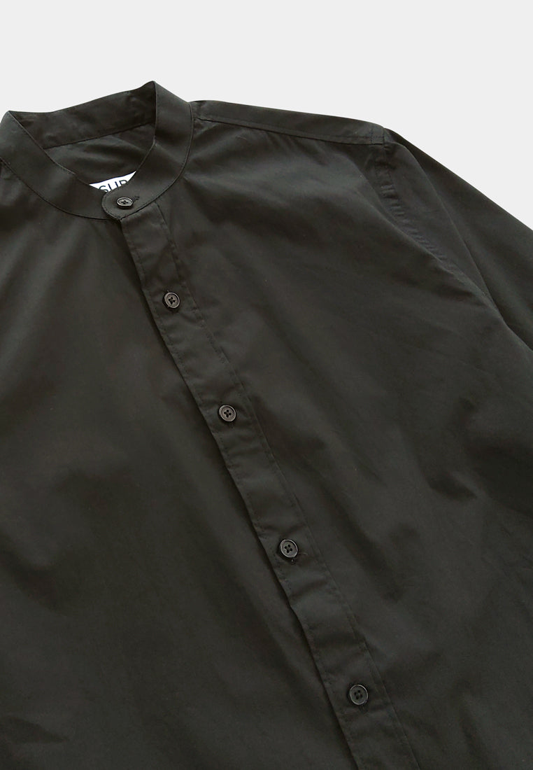 Men Long-Sleeve Shirt - Black - M2M290