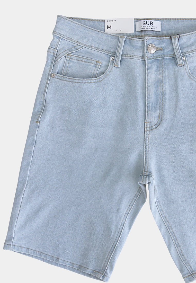 Men Short Jeans - Light Blue - S2M055