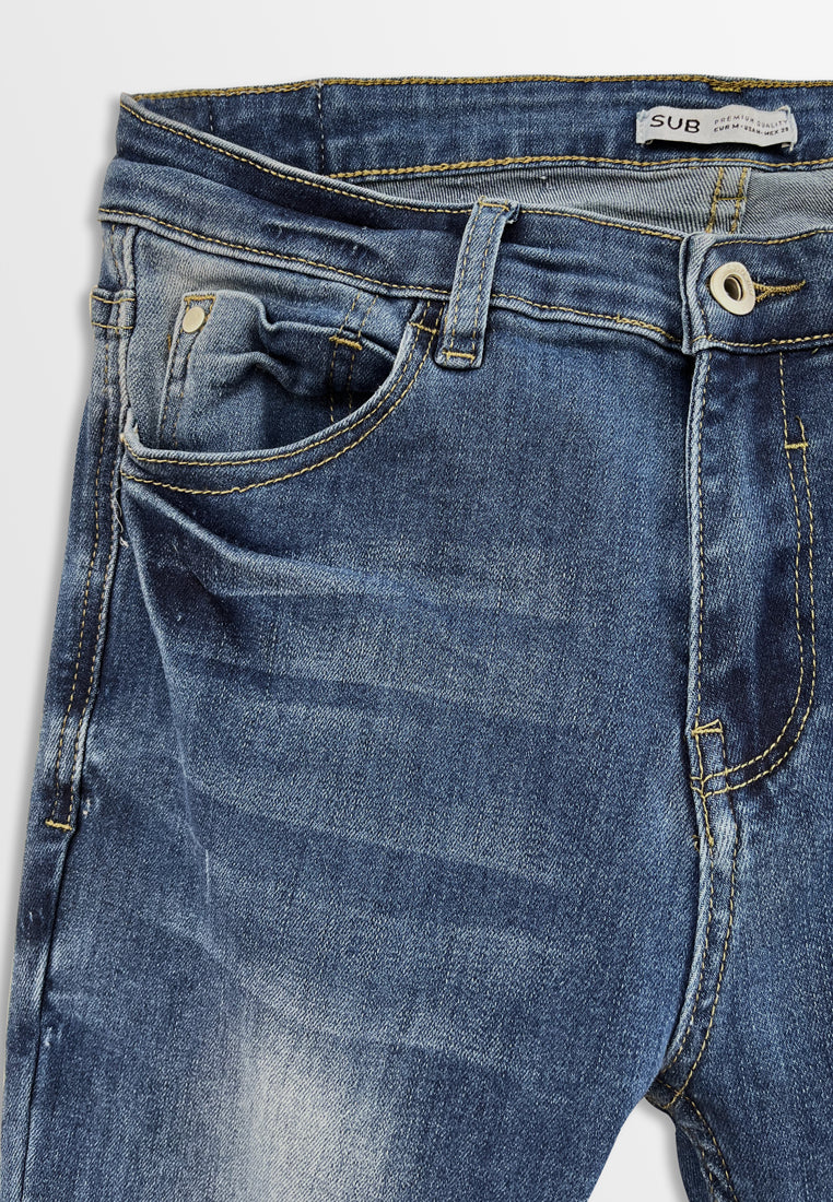 Women Skinny Fit Long Jeans - Blue - H2W436