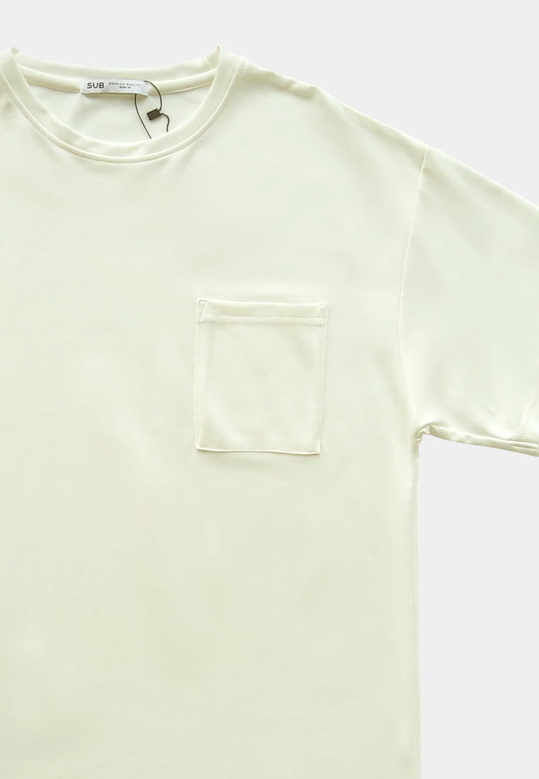 Men Short-Sleeve Fashion Tee - White - F2M263