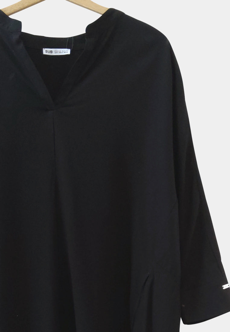 Women Long-Sleeve Shirt - Black - M2W332