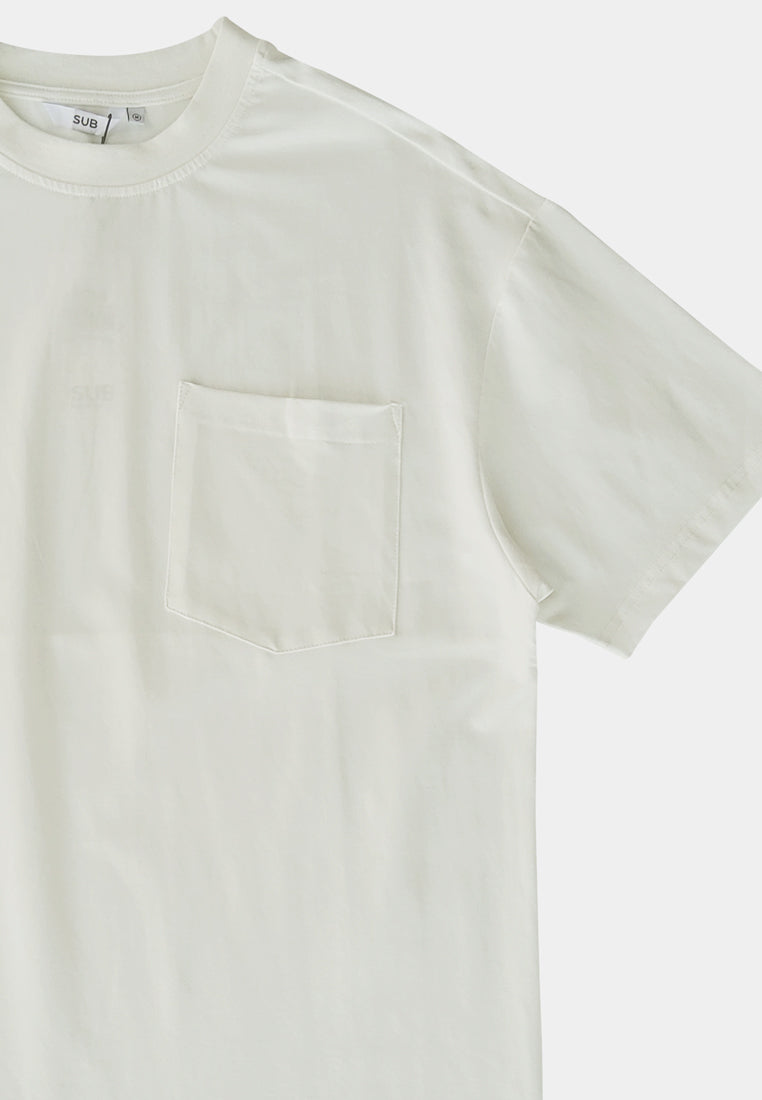 Men Short-Sleeve Fashion Tee - White - M2M299