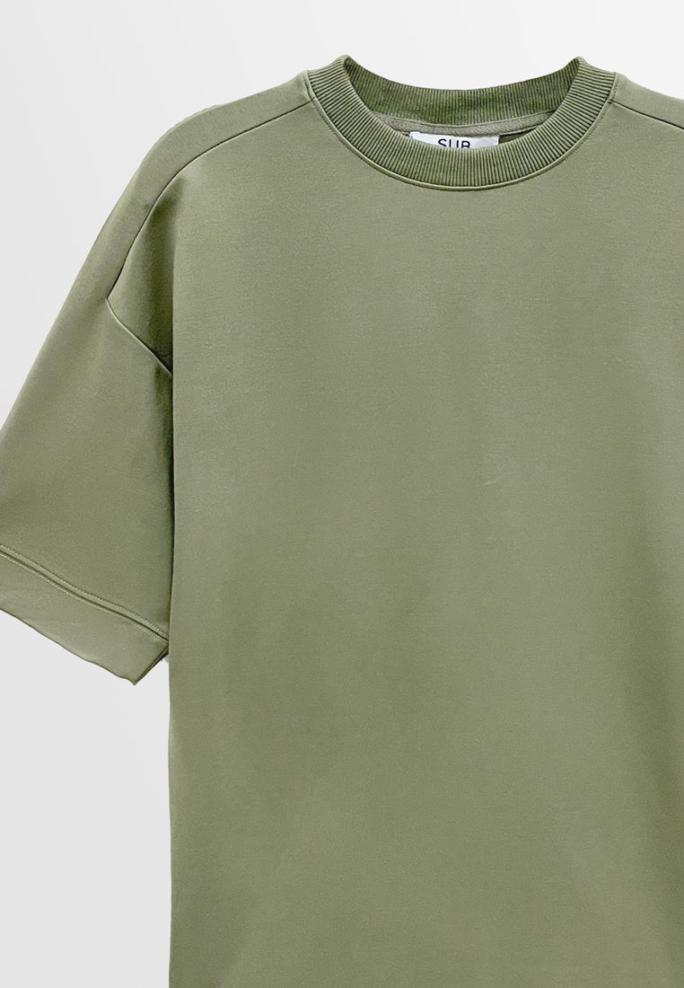Men Short-Sleeve Fashion Tee - Green - S3M811