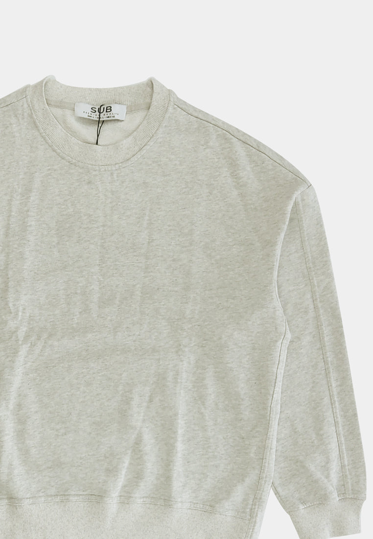 Men Long-Sleeve Sweatshirt - Light Grey - H1M171