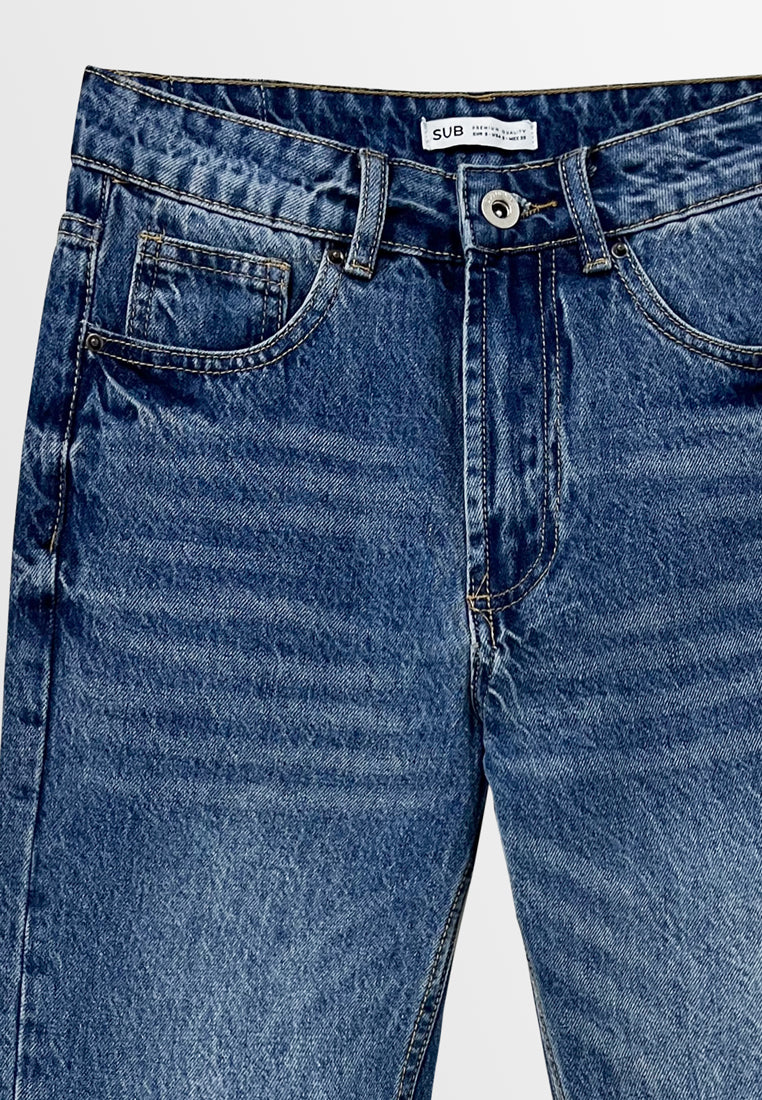 Women Slim Fit Long Jeans - Blue - S3W609